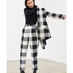 Mara Hoffman check suit gingham